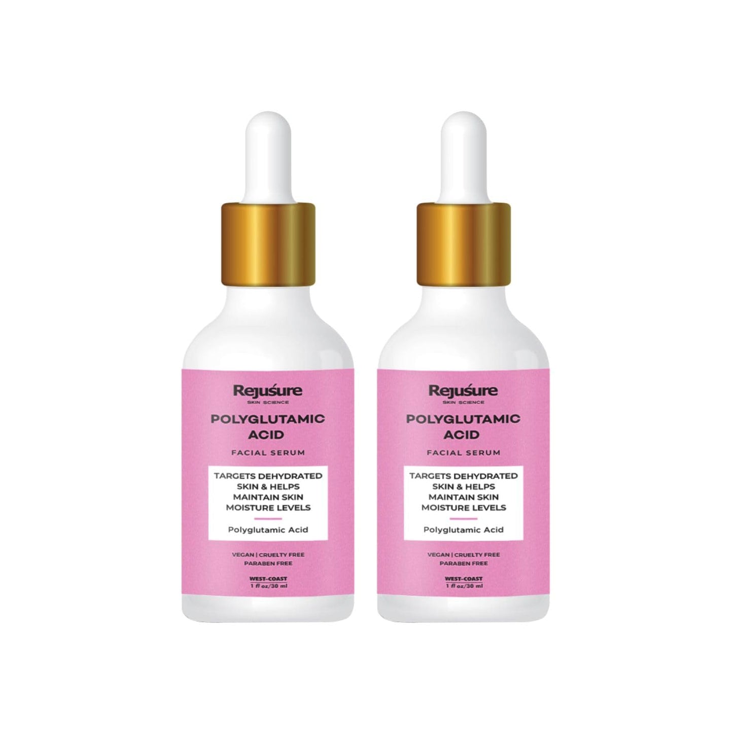 Rejusure polyglutamic acid serum - Evening skincare ritual