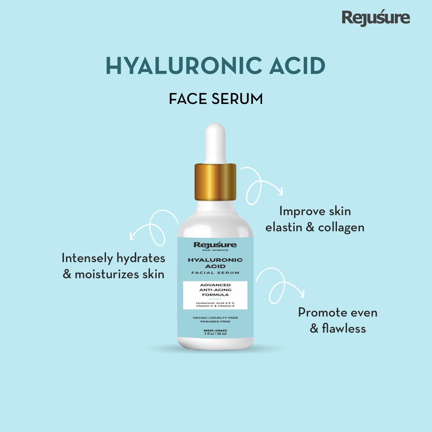 Rejusure facial serum combo - daily moisturizer