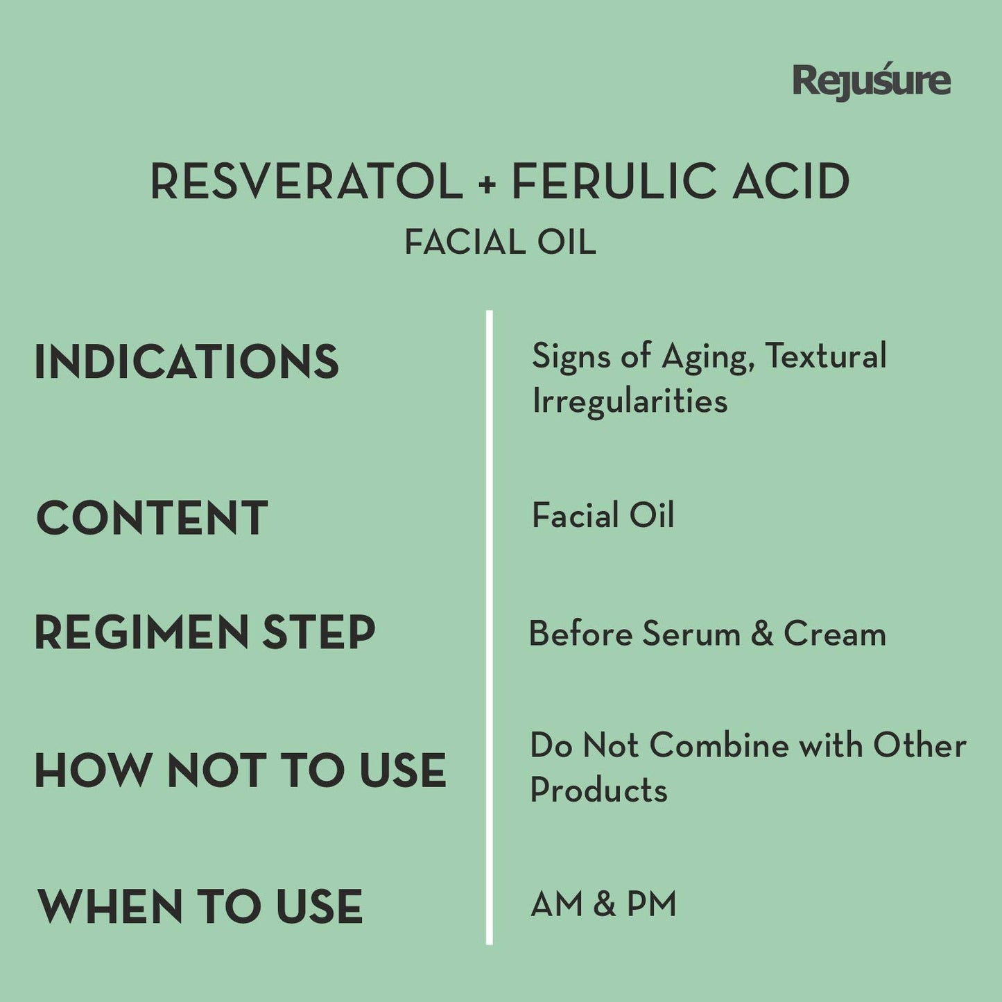 Rejusure water-free formula - post-sun exposure recovery
