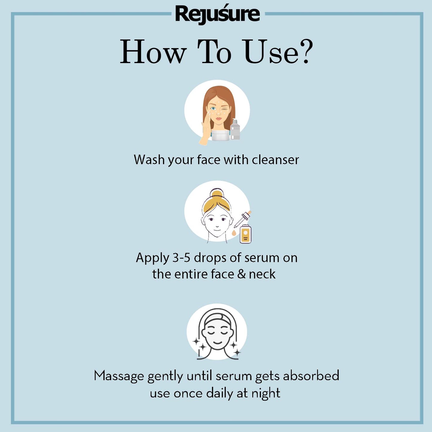 Rejusure face serum - hydration for all skin types