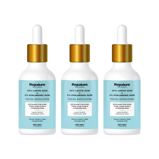 Rejusure exfoliator pack of 3 - refreshing your skincare routine