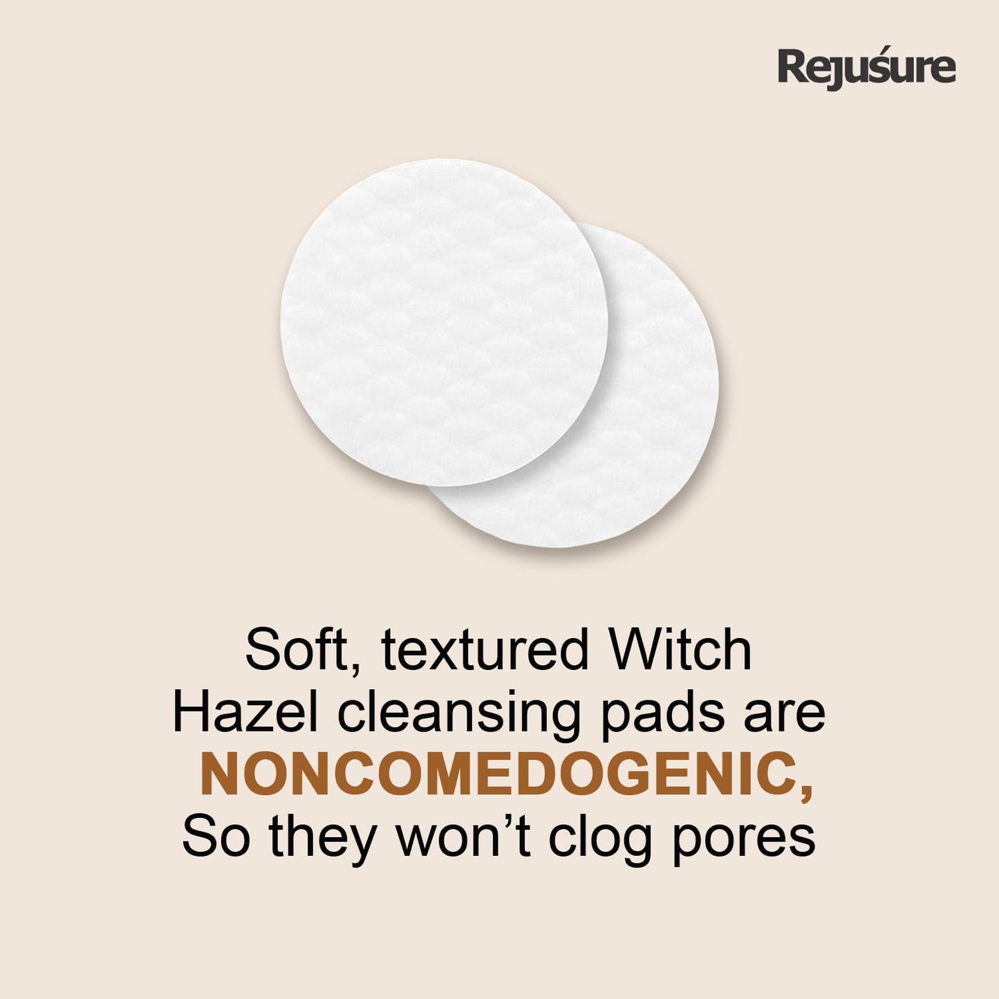 Rejusure Witch Hazel Cleansing Pads - Refresh after workout
