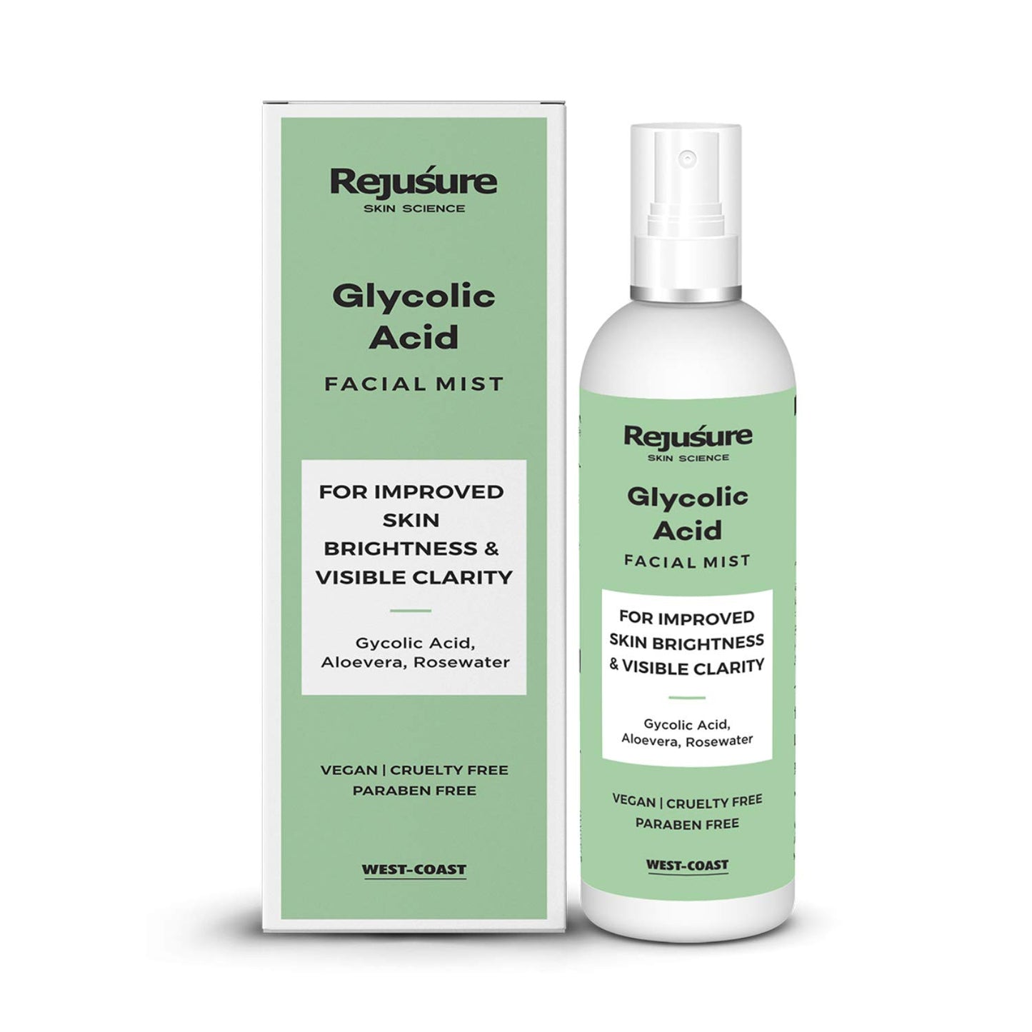 Rejusure Glycolic Acid Face Mist - Quick Refresh for On-the-go