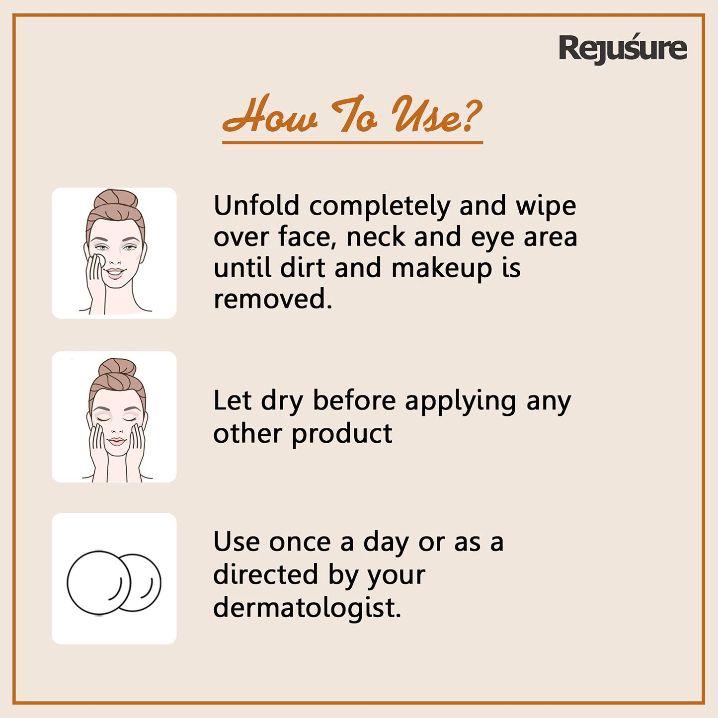 Rejusure cleansing pads - easy skincare solution