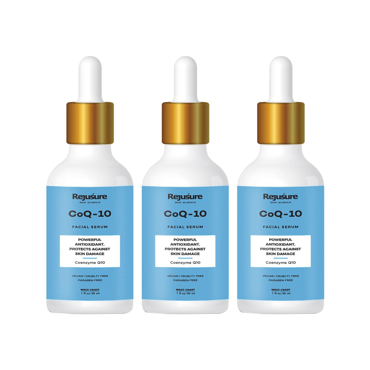 Rejusure COQ-10 Facial Serum - unisex adult skincare solution