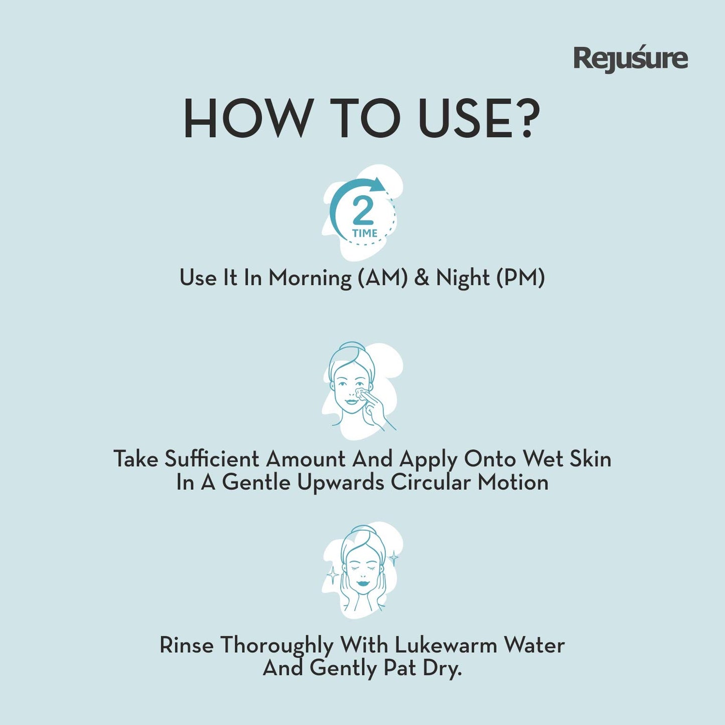 Rejusure exfoliant face wash - Daily Cleanser