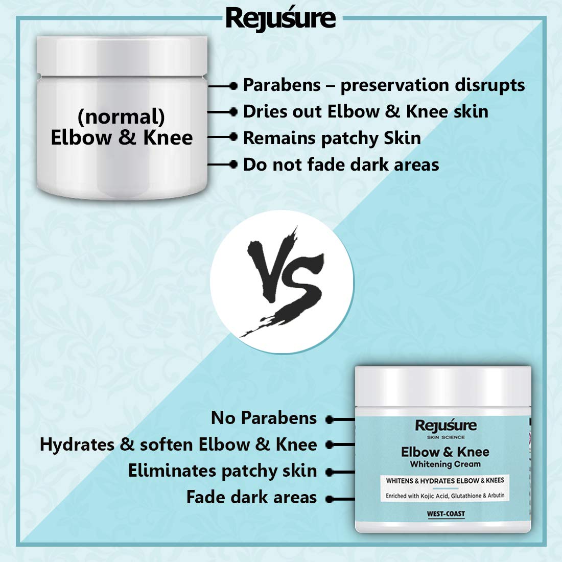 Rejusure lightening cream - suitable for all skin types