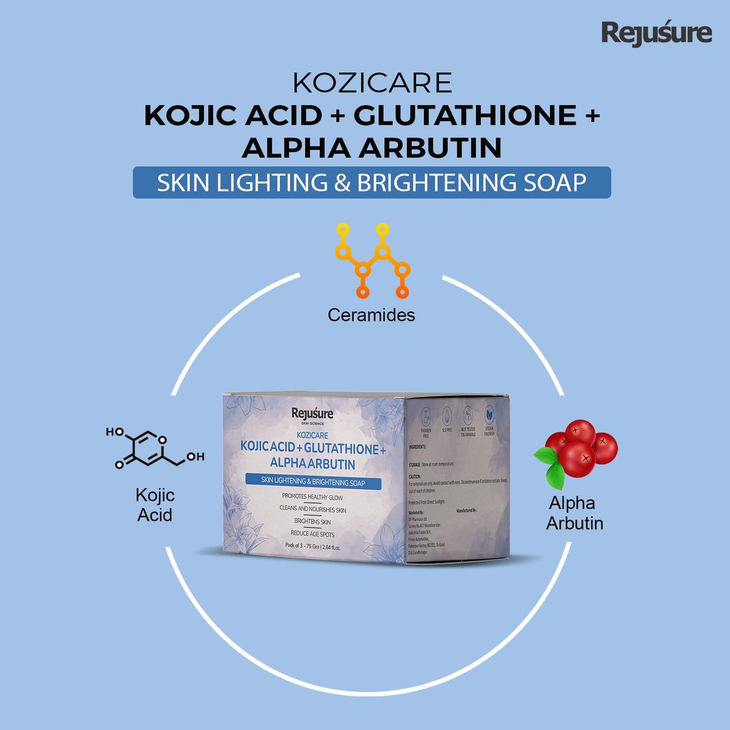 Rejusure Glutathione Soap - Spa-like experience at home