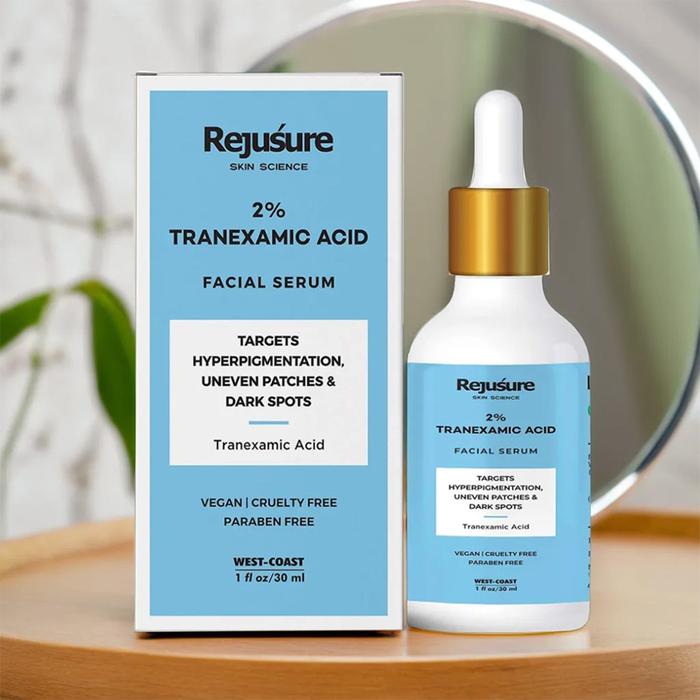 Rejusure Tranexamic Acid Serum - Vegan and paraben-free skincare