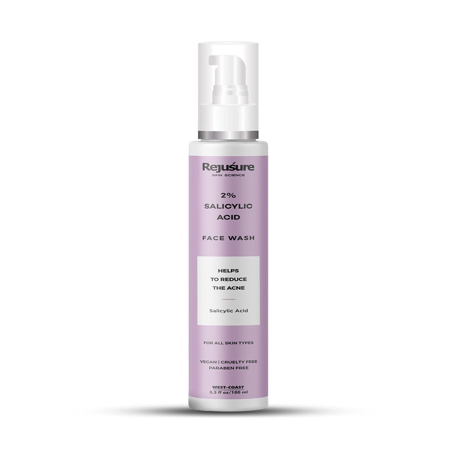 Rejusure lavender salicylic acid face wash - soothing aromatherapy