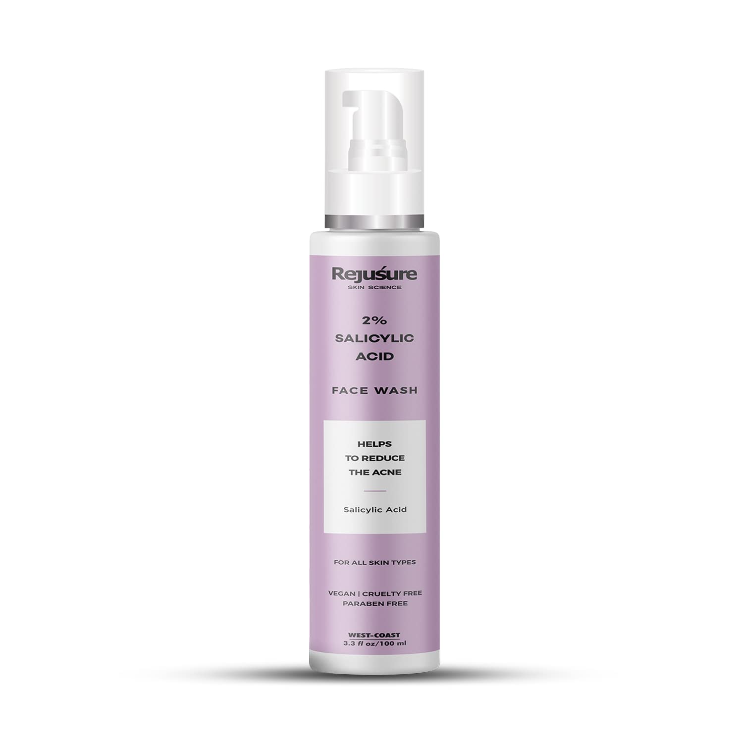 Rejusure lavender salicylic acid face wash - soothing aromatherapy