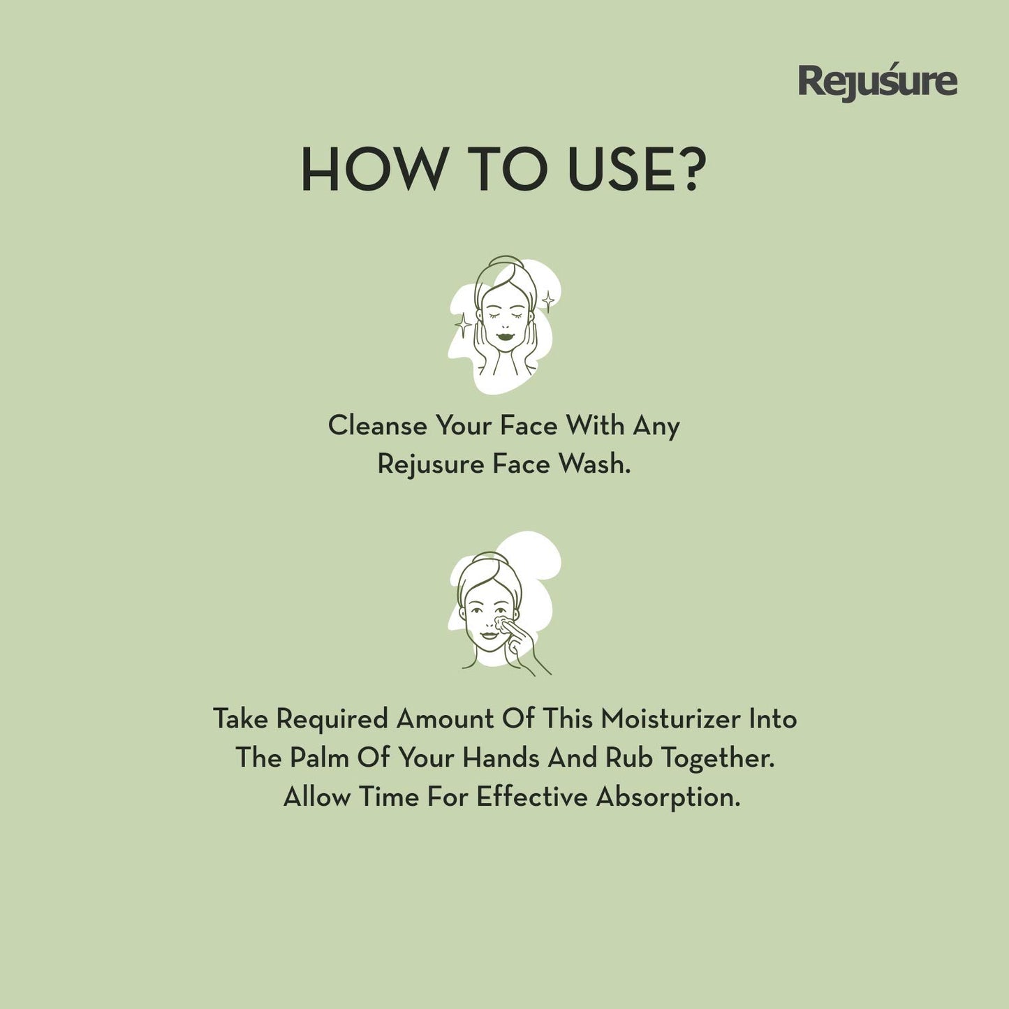 Rejusure AHA + BHA Facial Moisturizer - lightweight and non-greasy