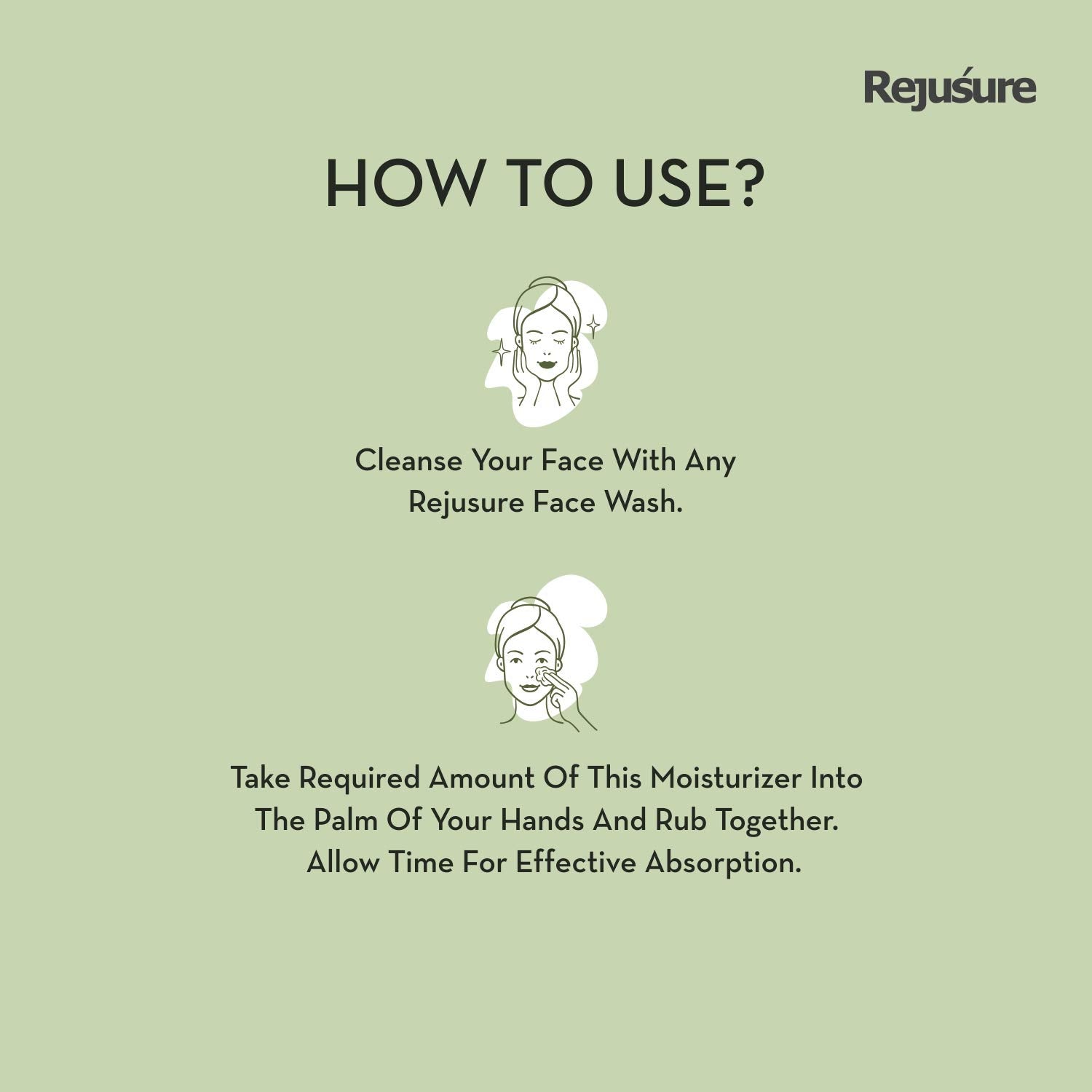 Rejusure AHA + BHA Facial Moisturizer - lightweight and non-greasy