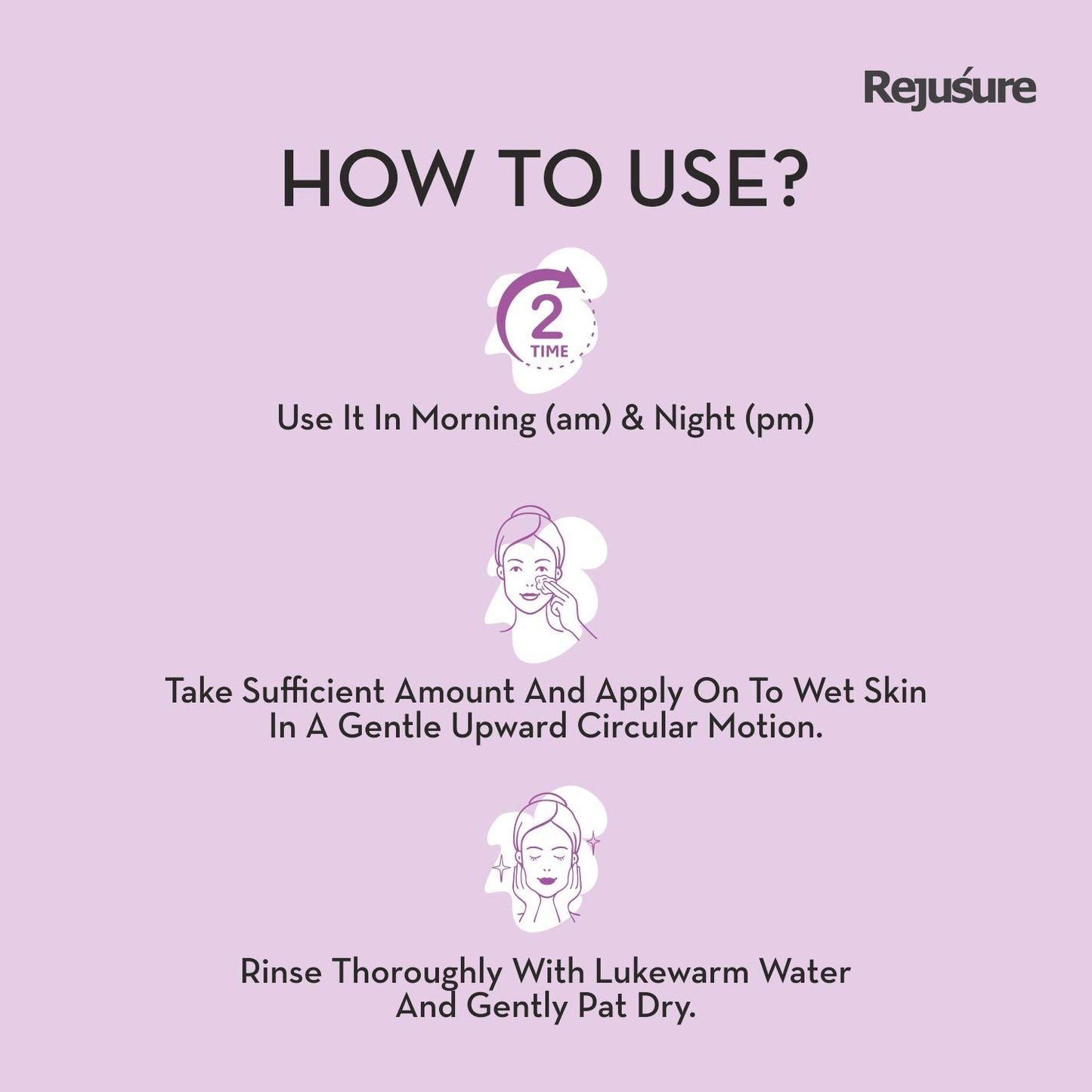 Rejusure gel face wash - unisex face care solution