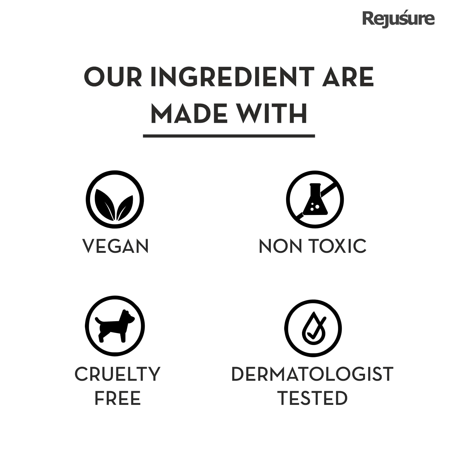 Rejusure niacinamide facial serum - enhance makeup base