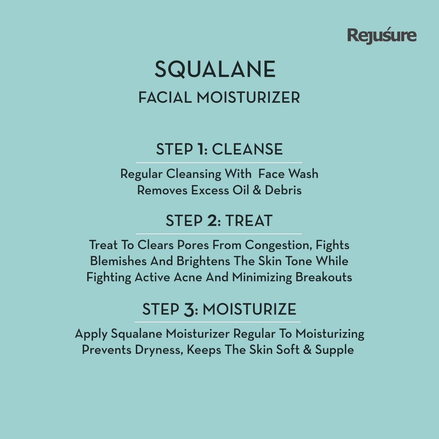 Rejusure plant derived moisturizer - Lightweight formula