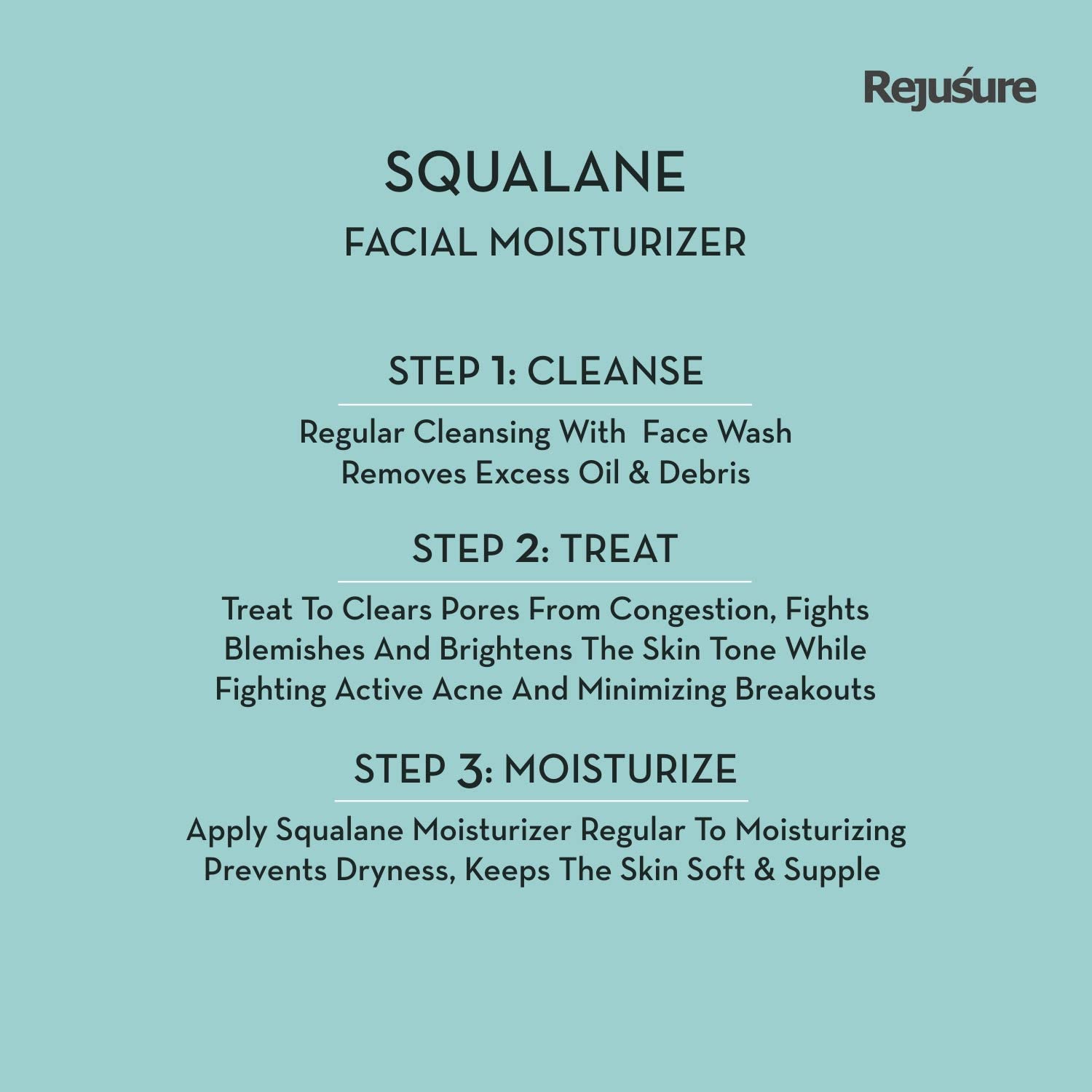 Rejusure plant derived moisturizer - Lightweight formula