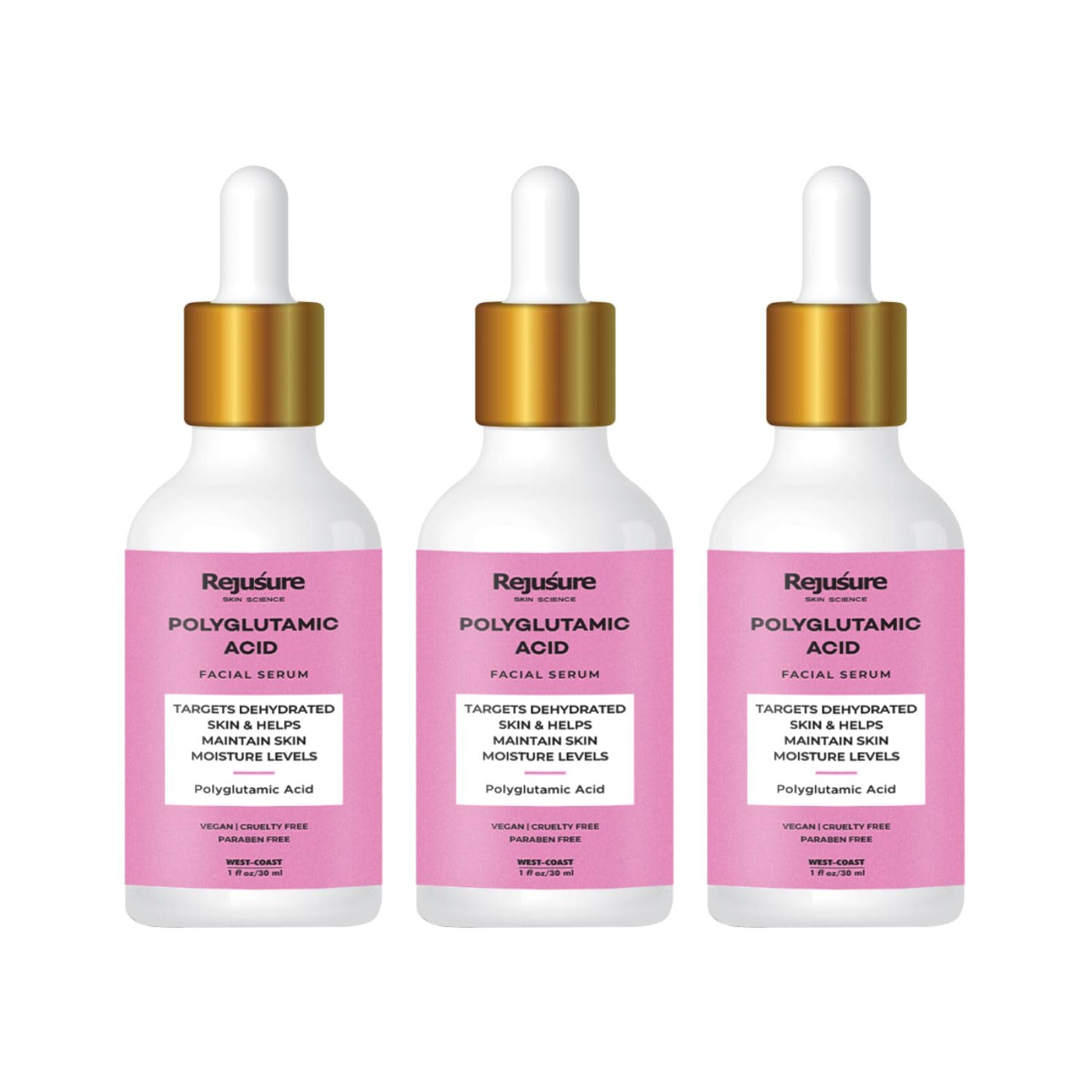 Rejusure Polyglutamic Acid Facial Serum - Hydration Boost