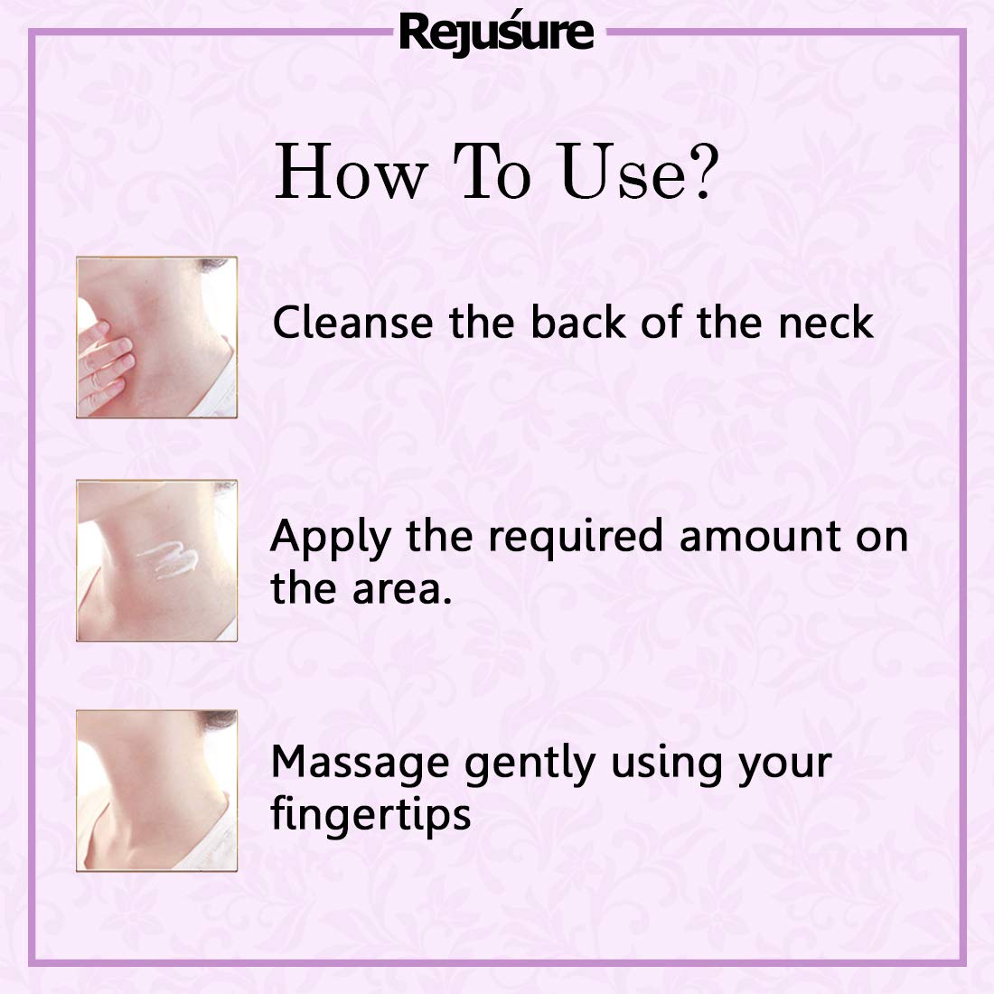 Rejusure neck firming cream - rejuvenate neck area