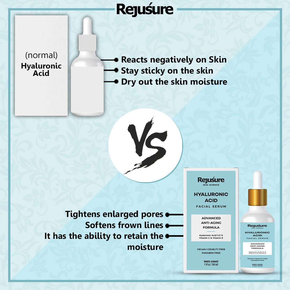 Rejusure Face Serum - Daily hydration