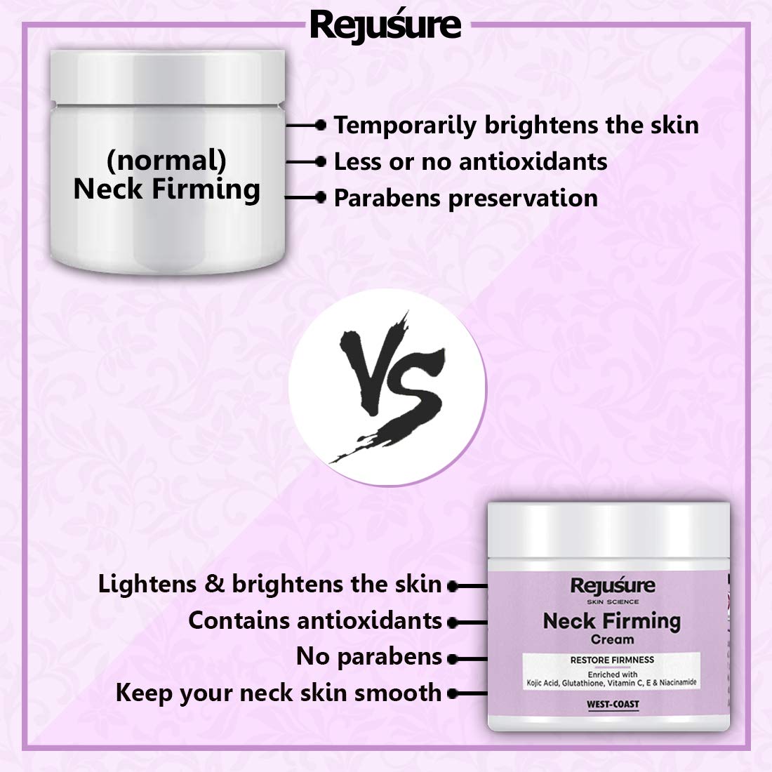 Rejusure neck firming cream - for special occasions