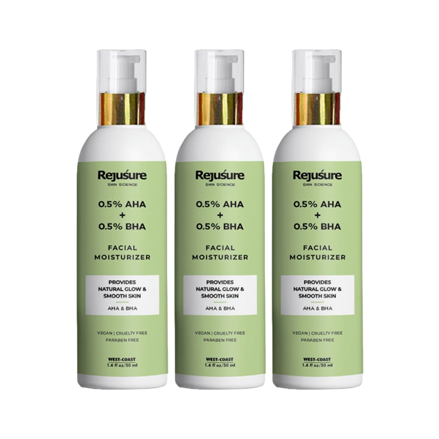Rejusure AHA + BHA Facial Moisturizer - Effective Acne Solution