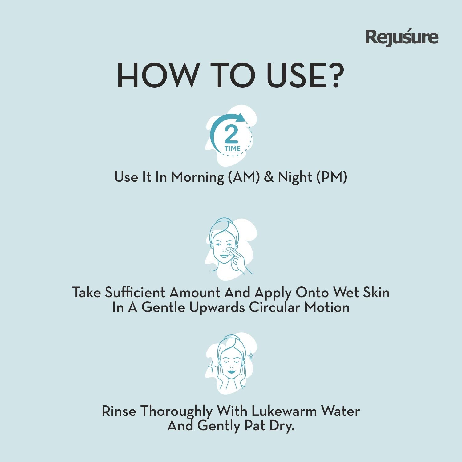 Rejusure exfoliant face wash - Daily Cleanser