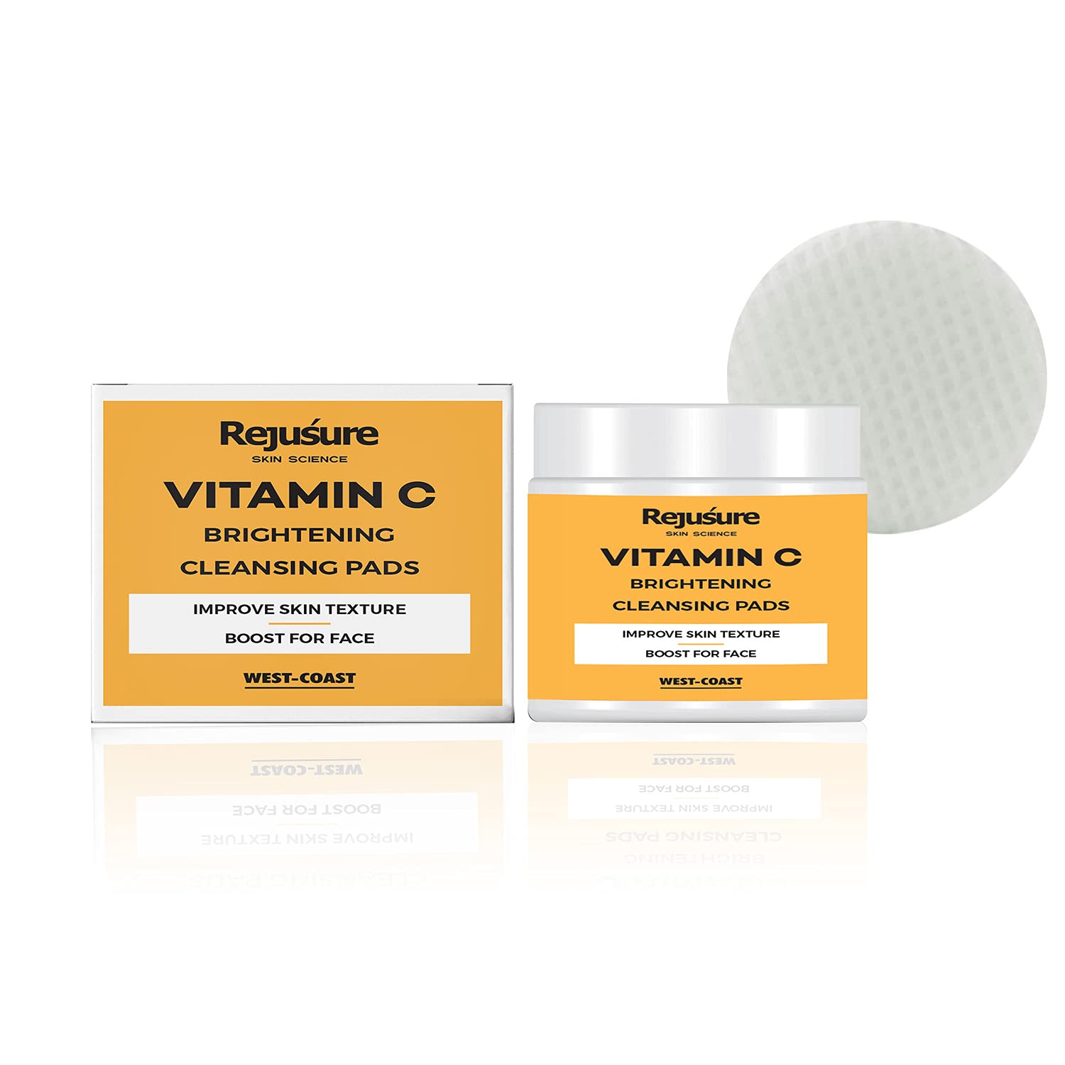 Rejusure Cleansing Pads - Vegan skincare solution