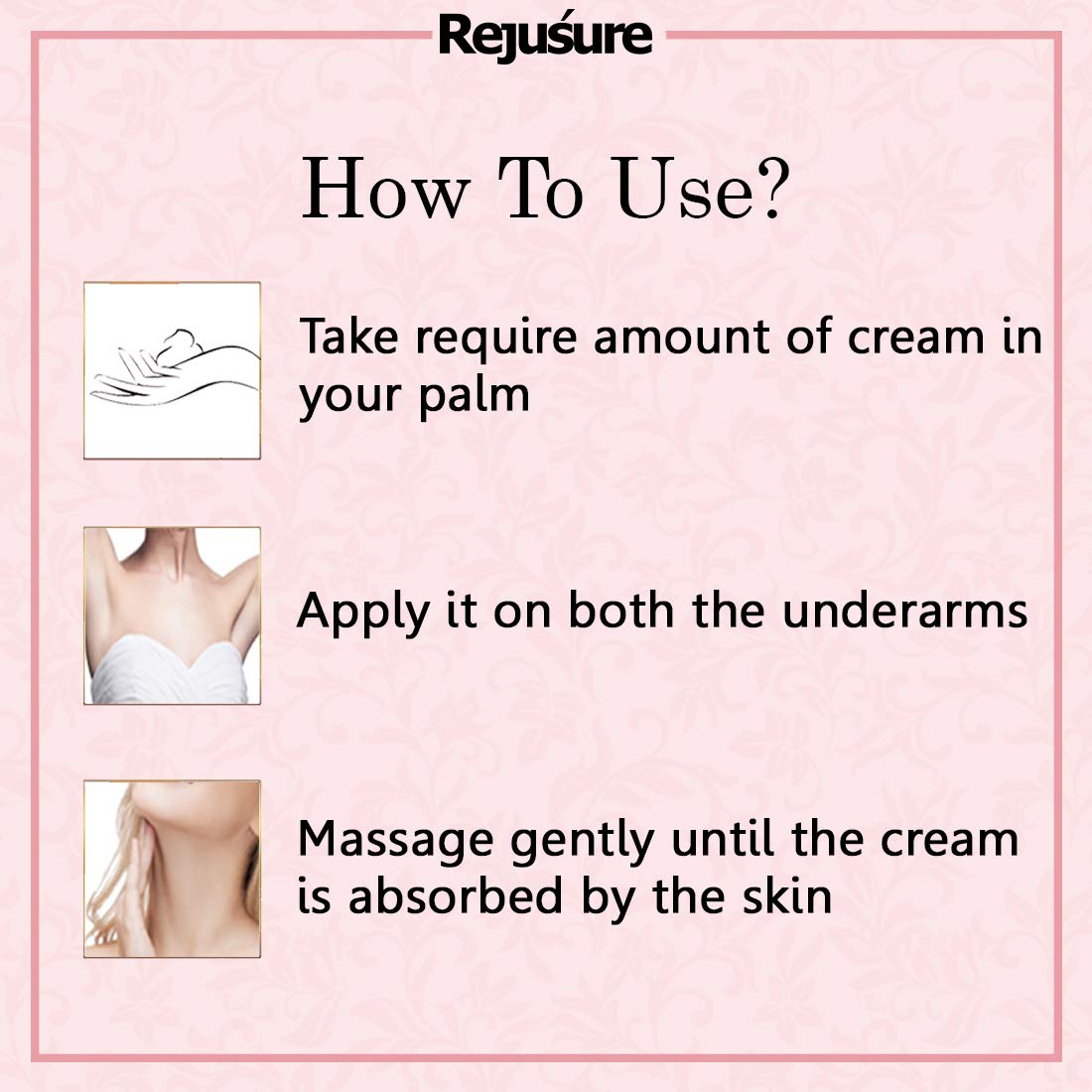 Rejusure under arm cream - cruelty-free and vegan
