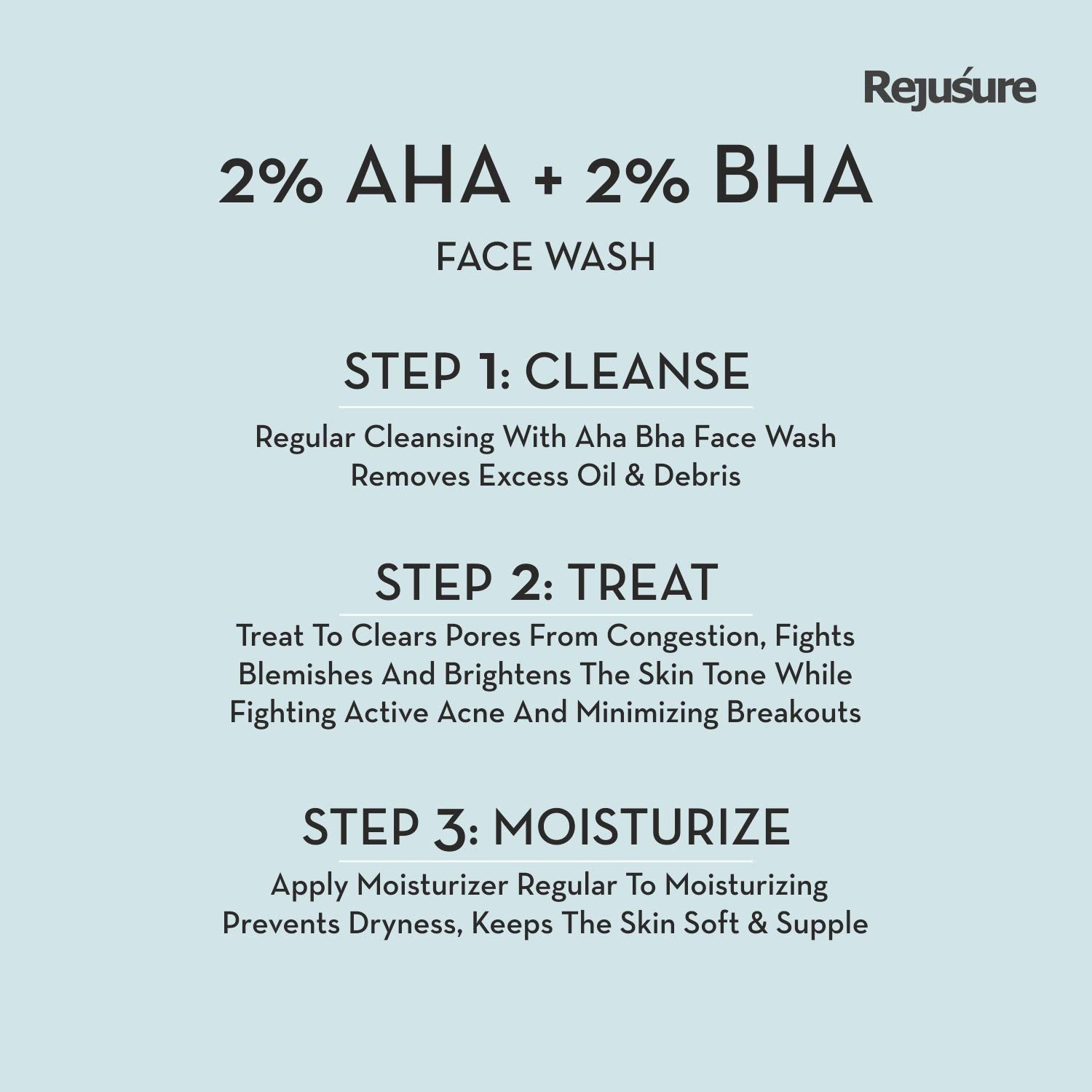 Rejusure exfoliating face wash - Perfect for all skin types