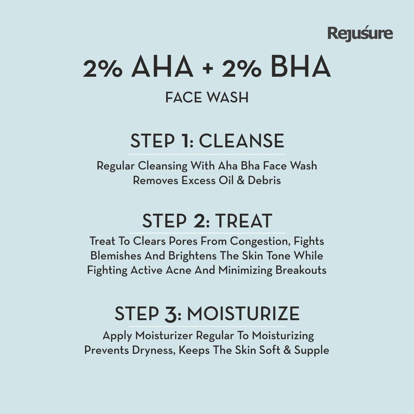 Rejusure face wash pack of 2 - Unisex Beauty