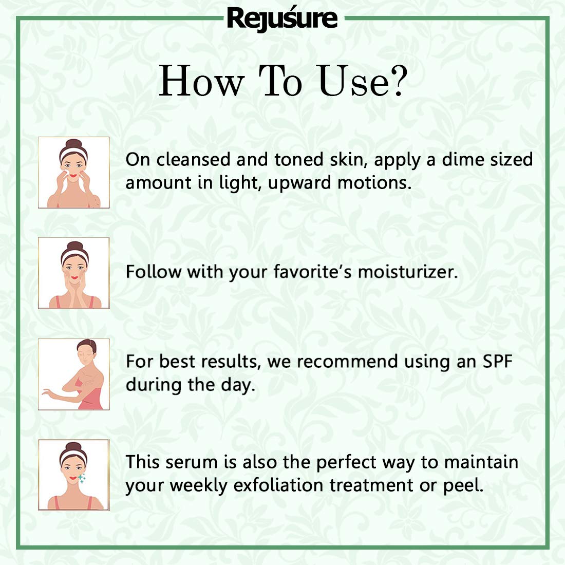 Rejusure glycolic acid moisturiser - shea butter scent