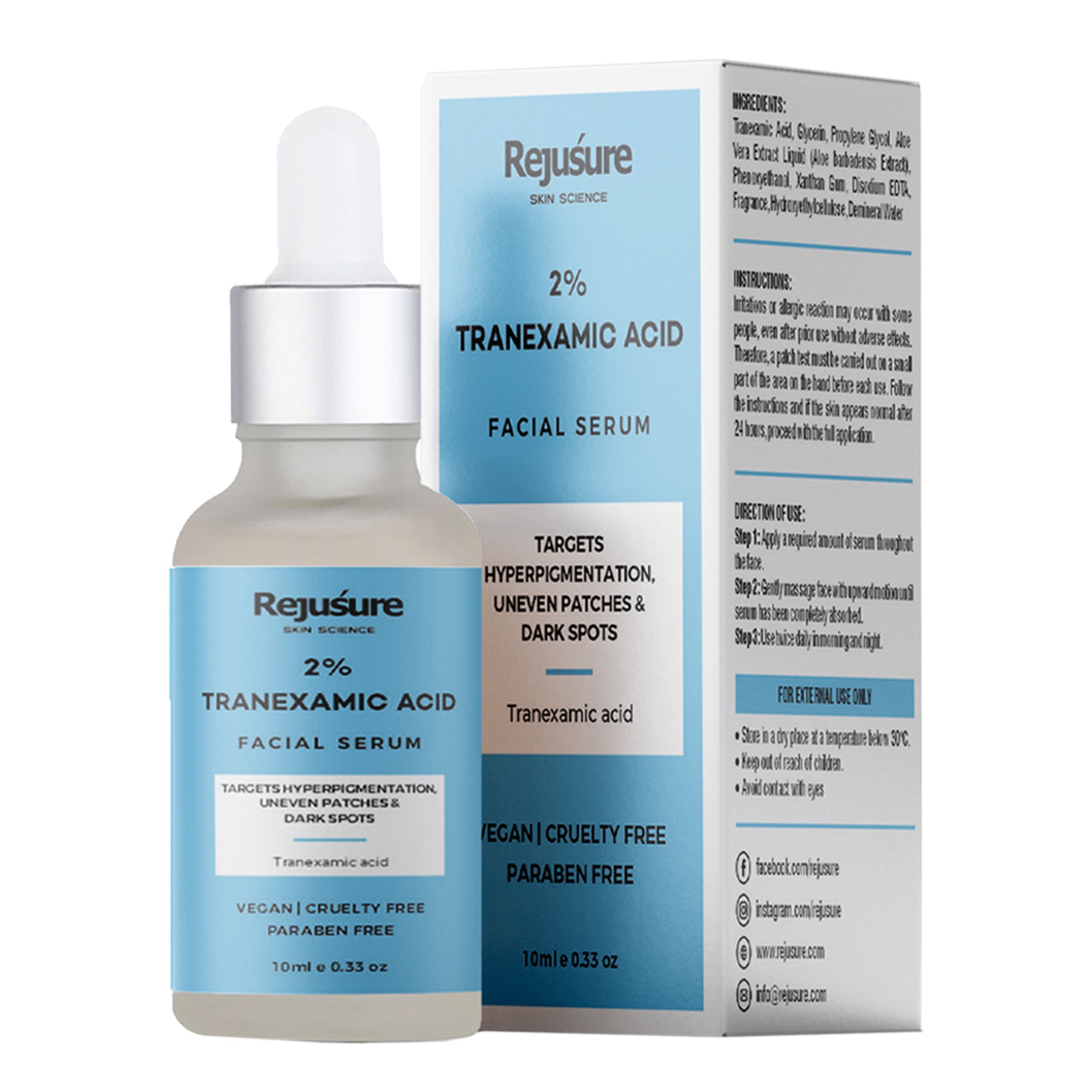 Rejusure Face Serum - Convenient Travel Size