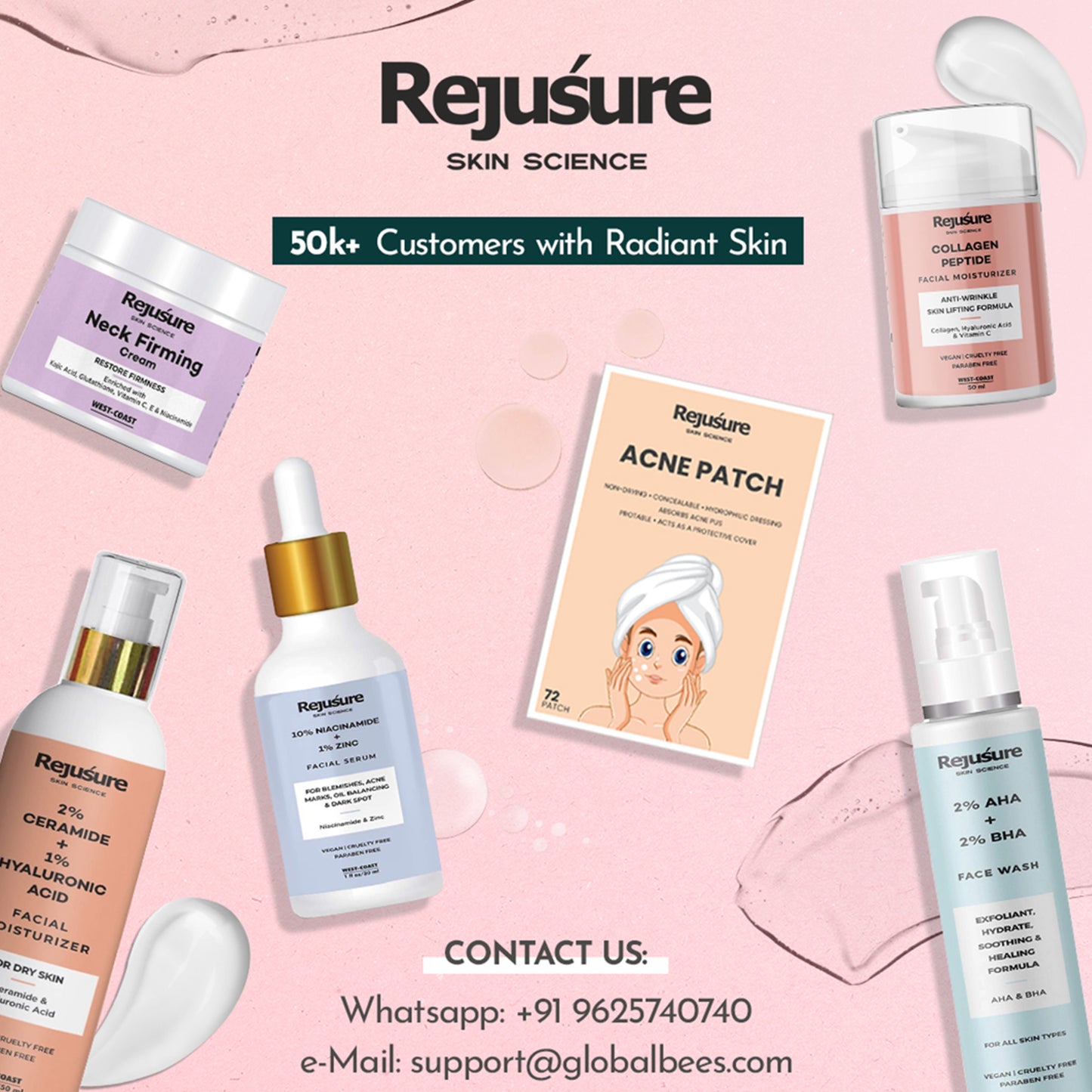 Rejusure facial oil - skincare at home