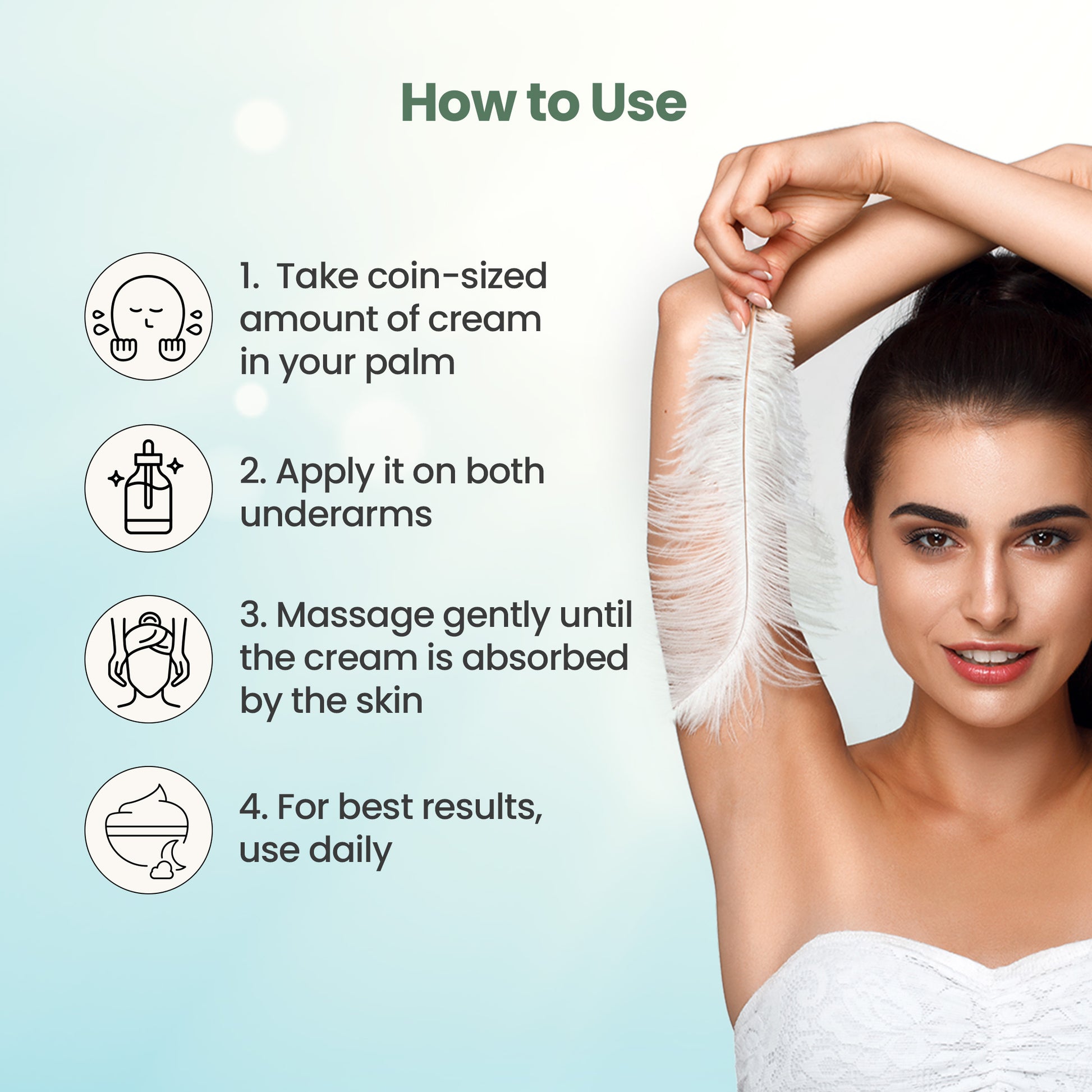 Rejusure Under Arm Cream - moisturizing body care