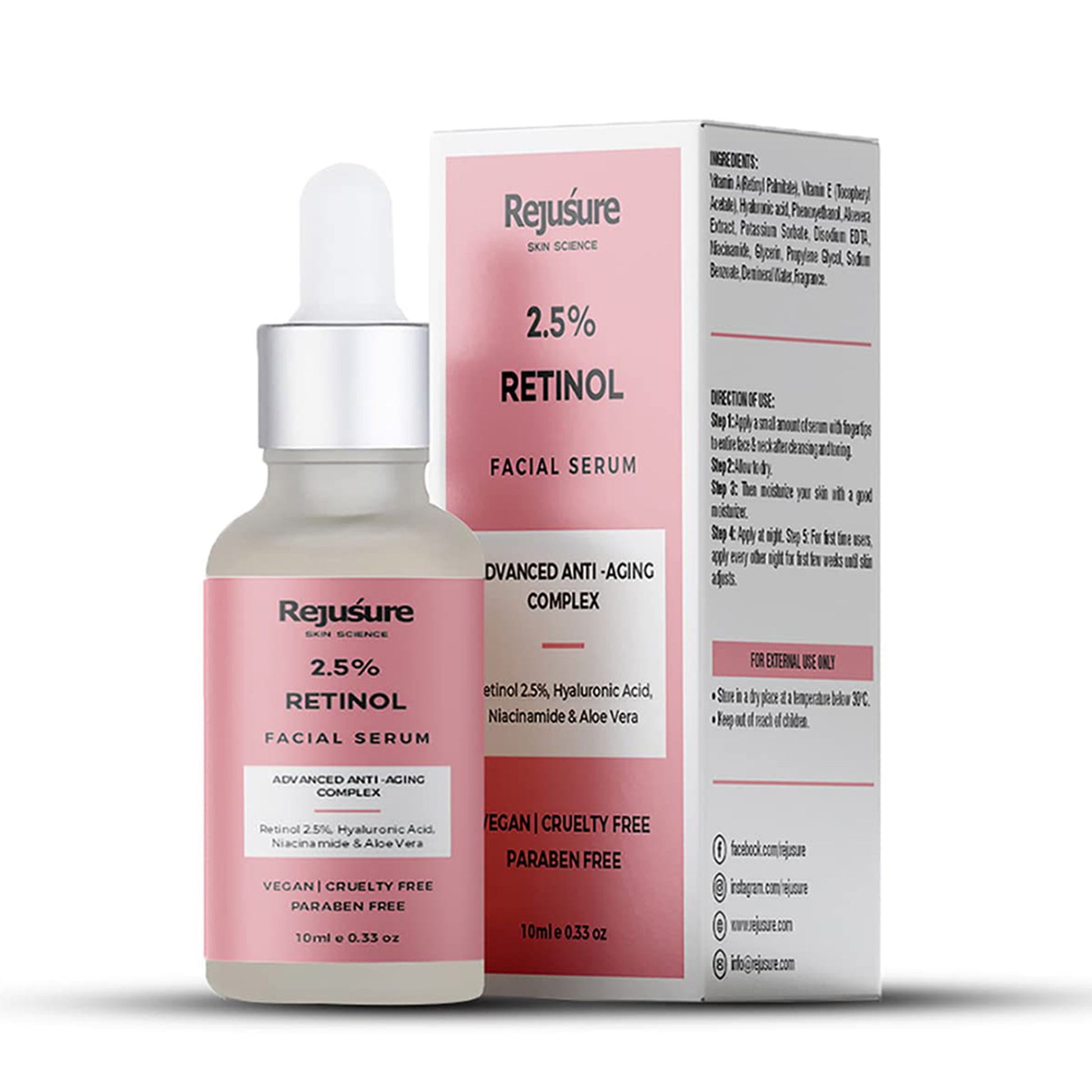 Rejusure retinol serum - perfect gift for skincare lovers