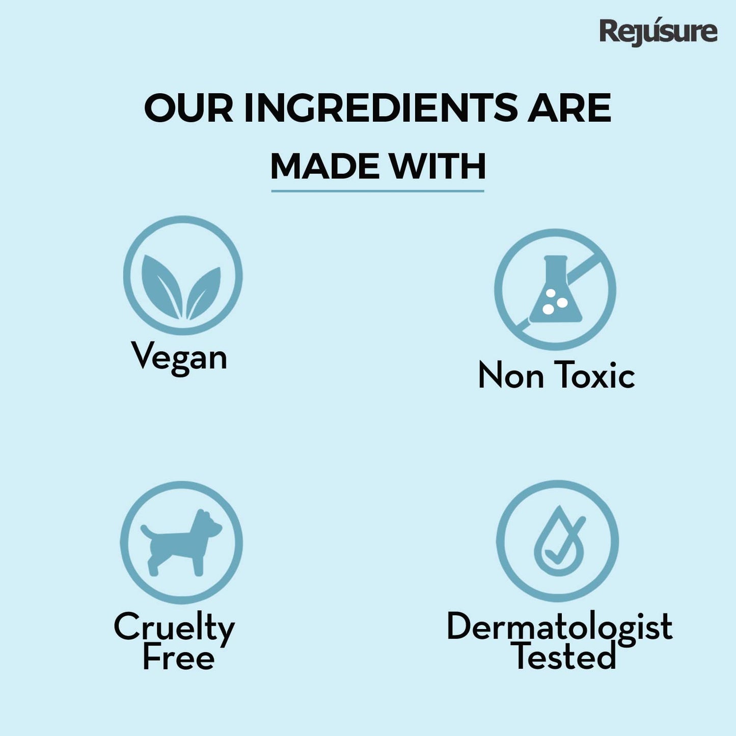 Rejusure vitamin B5 facial serum - makeup prep