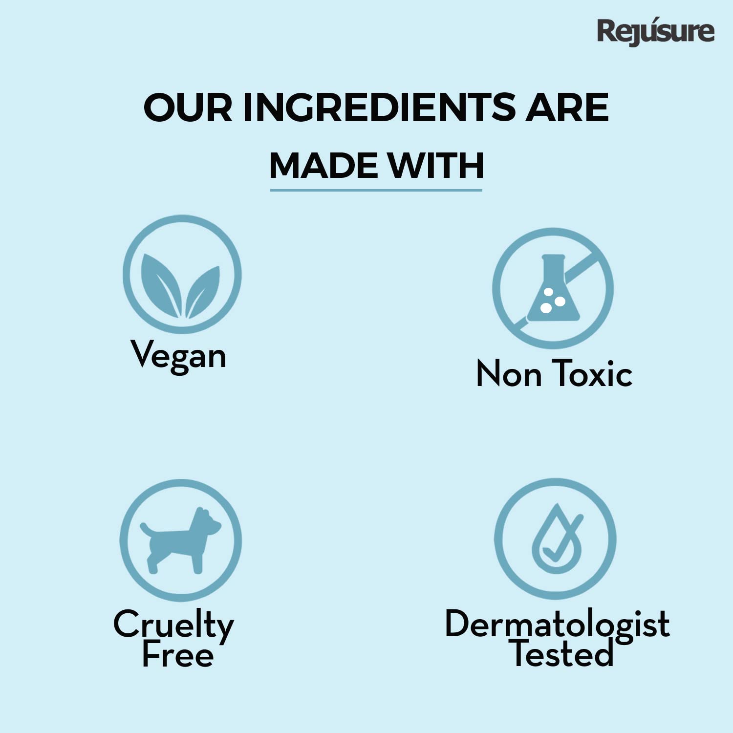 Rejusure vitamin B5 facial serum - makeup prep