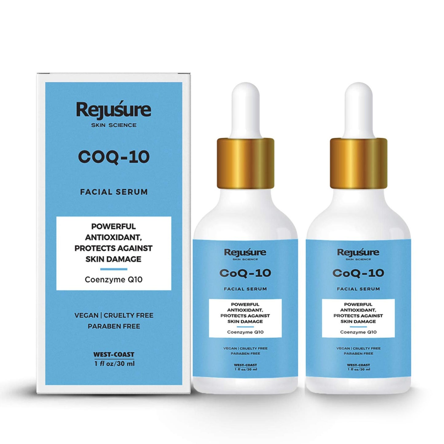 Rejusure COQ10 Face Serum - Youthful glow serum for all skin types