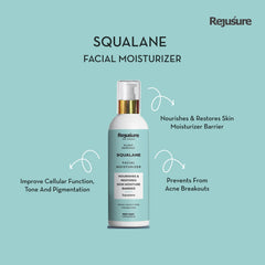 Rejusure  Plant Derived Squalane + Vitamin E Face Moisturizer – 50ml