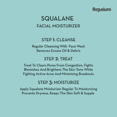Rejusure  Plant Derived Squalane + Vitamin E Face Moisturizer – 50ml
