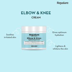 Rejusure Neck Firming Cream (50gm) & Elbow & Knee Lightening Cream (50gm) - For Dark, Rough, Scaly Neck, Knees and Elbows