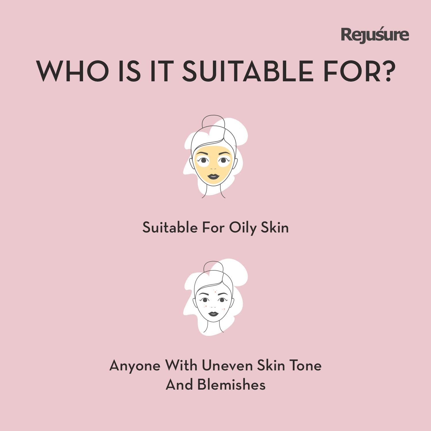 Rejusure 10% Azelaic Acid Suspension - Dark Spots, Acne Marks & Even Skin Tone - 50ml | Women & men | Dry & Oily Skin | Minimizes Hyperpigmentation, Acne Breakouts, Blemishes, and Dullness