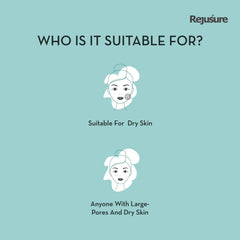 Rejusure Plant Derived Squalane + Vitamin E Face Moisturizer Nourishes & Restores Skin Moisture For Dry Skin– 50ml
