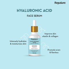 Rejusure Hydration Boost Duo | Hyaluronic Acid Facial Serum (30ml) & Polyglutamic Acid Facial Serum (30ml) - Intense Moisture and Plumping for Supple, Youthful Skin