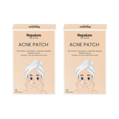 Rejusure Acne Patch | Waterproof Patches | Absorbs Pimple Overnight | Acne Korean Spot Patch for Covering Zits and Blemishes | For All Skin Types | Men & Women - (72 Count) (Pack of 2)