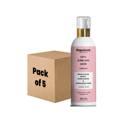 Rejusure 10% Azelaic Acid Suspension Treats Dark Spots, Acne Marks & Evens Skin Tone 50ml (Pack of 5)