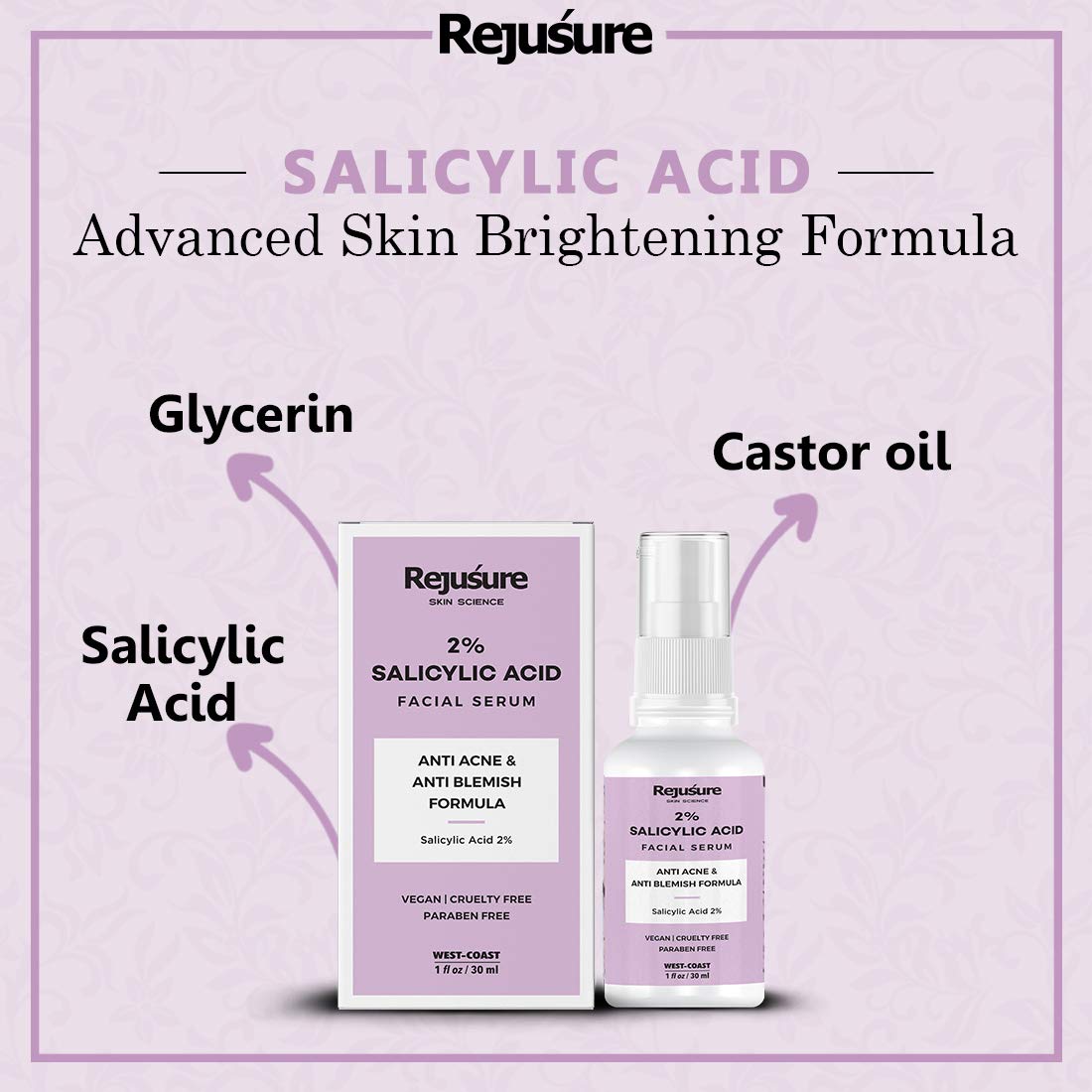 Rejusure 2% Salicylic Acid Acne Control (Face Serum)