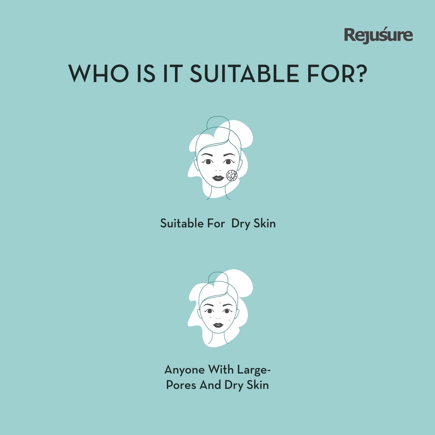 Rejusure Plant Derived Squalane + Vitamin E Face Moisturizer Nourishes & Restores Skin Moisture For Dry Skin– 50ml (Pack of 3)