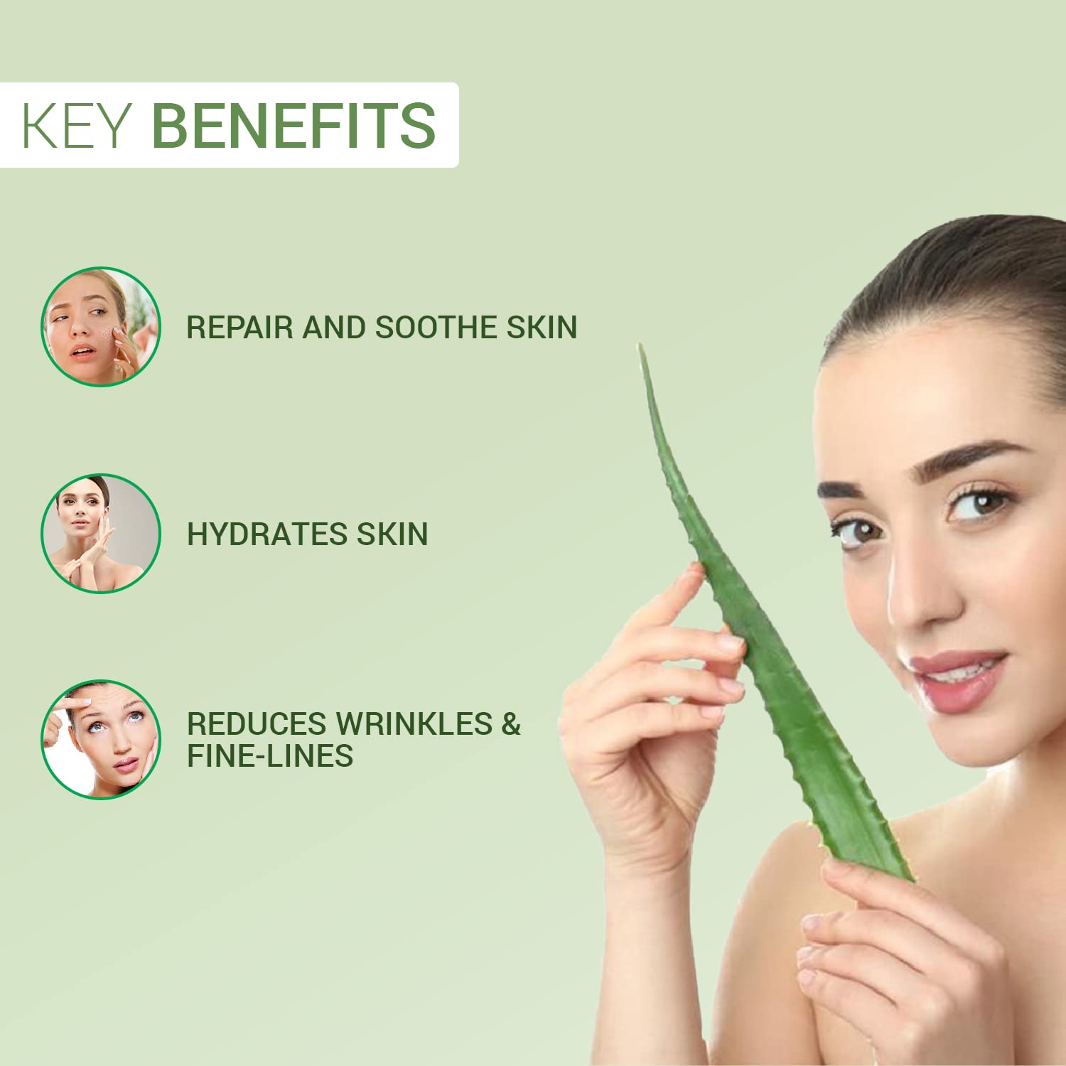 Rejusure Aloe Vera Gel for Face, Skin, Sunburn Relief Moisturizing, Acne, Gives Hydration and Cooling Effect Suitable for All Skin Types,Multi-Purpose Aloe Vera Gel Formulated for Men & Women – 100 Gm